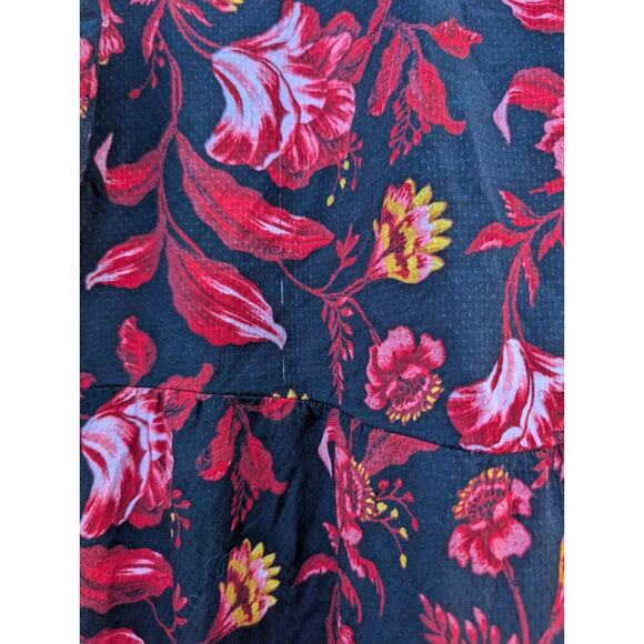 Terra & Sky Women's Plus Size Printed Peasant Midi Dress 2X(18W-20W) - Picture 6 of 9